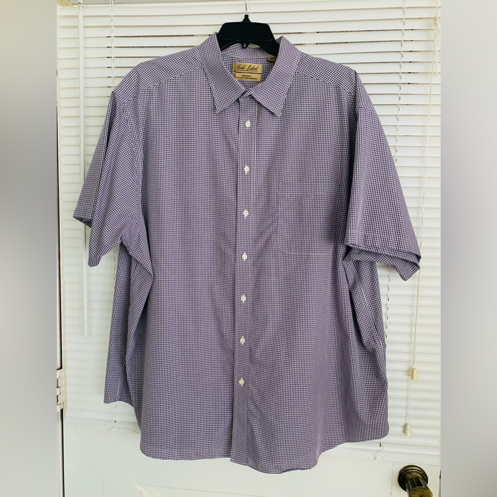 Men’s Shirt, 3X, Button-down, ShortSleeves
